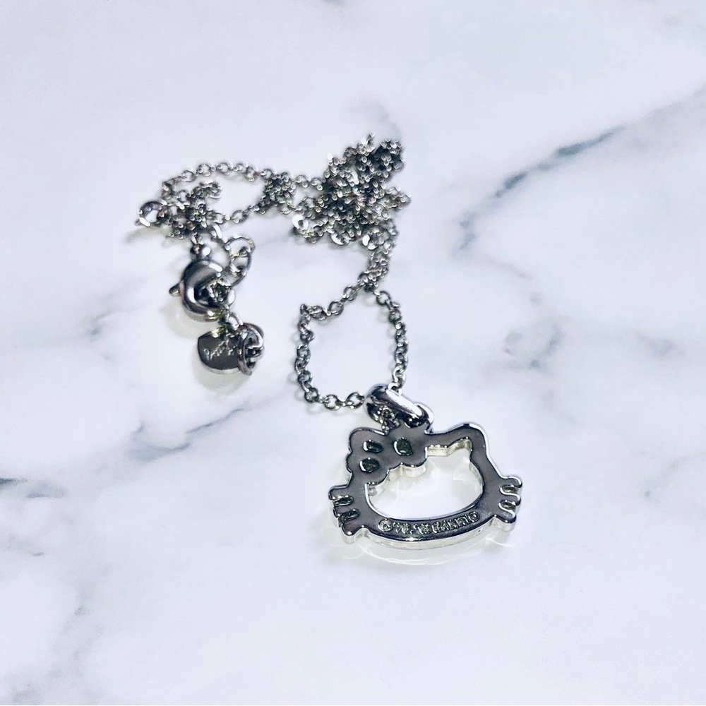 Sterling Silver Hello Kitty Necklace - image 3